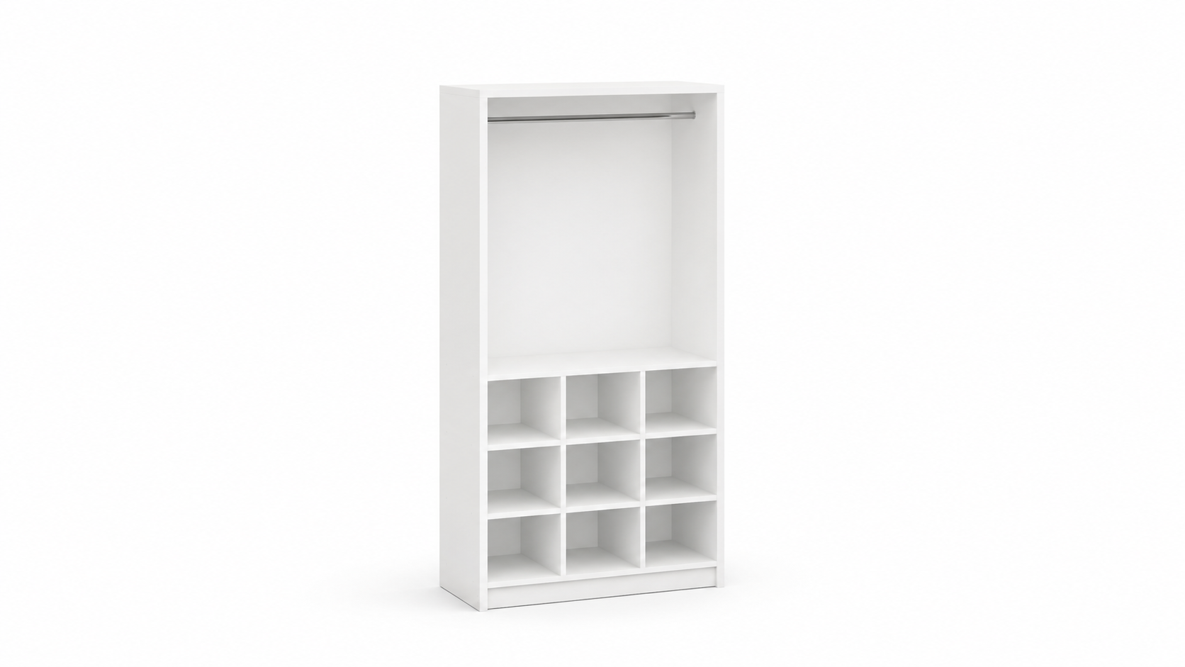 Modulo closet colmeia e cabideiro