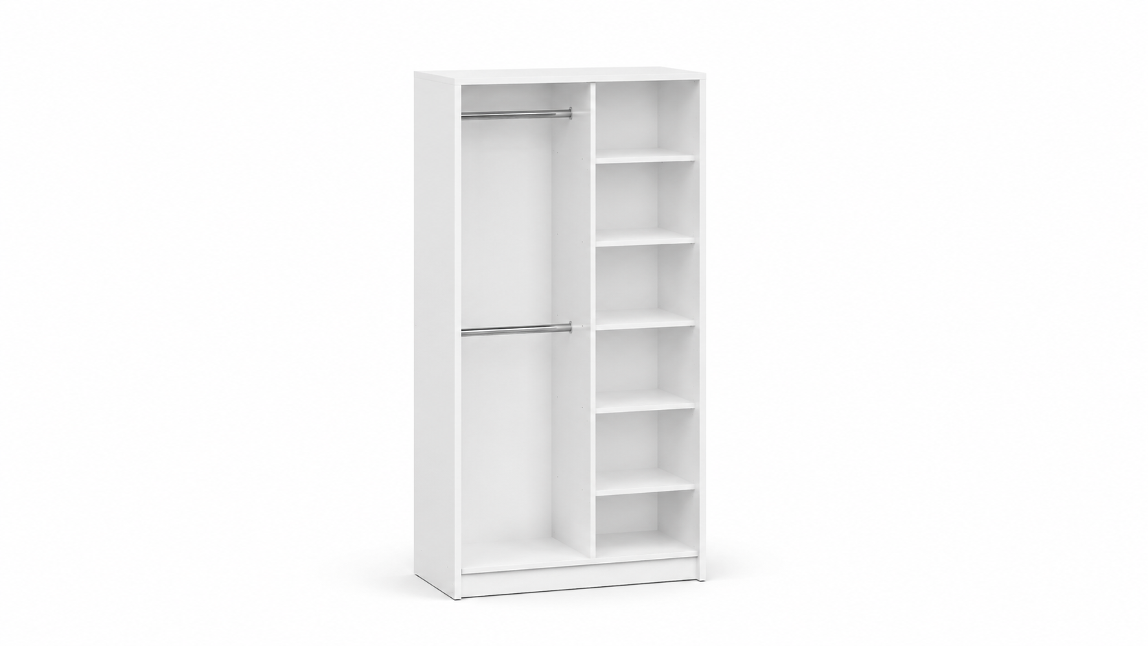 Modulo closet com Prateleiras e cabideiro